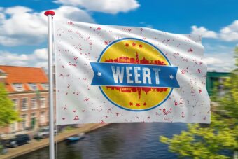 Vlag Weert Skyline