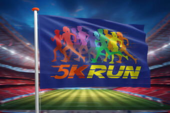 Hardlopen vlag