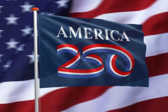 Amerika vlag 250-jarig bestaan