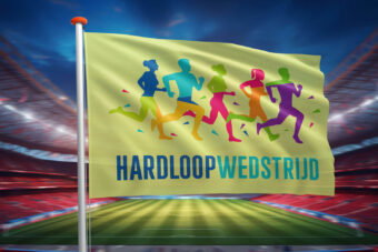 Hardlopen vlag