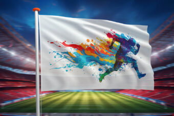 Vlag hardlopen