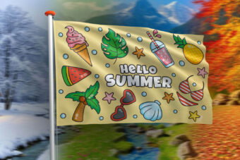 Zomer vlag