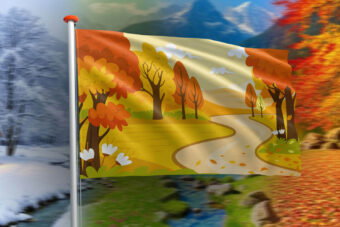 Herfst vlag