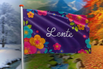 Lente vlag
