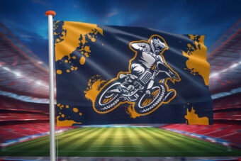 Motorcross vlag