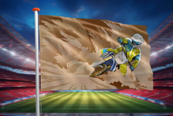 Motorcross vlag