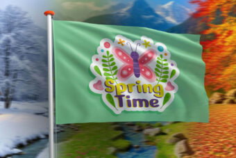 Lente vlag