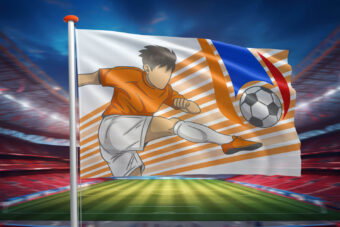 Vlag voetbal