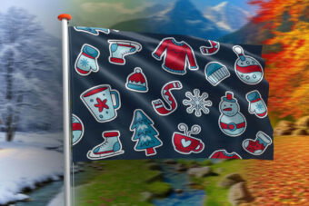 Winter vlag