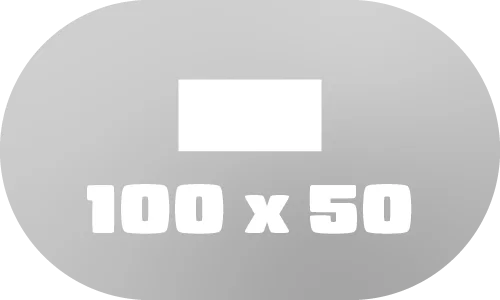 100 x 50 cm