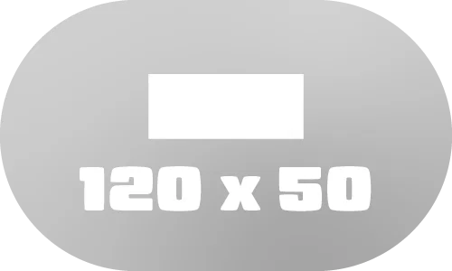 120 x 50 cm