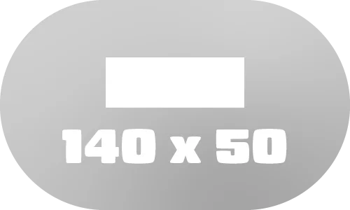 140 x 50 cm