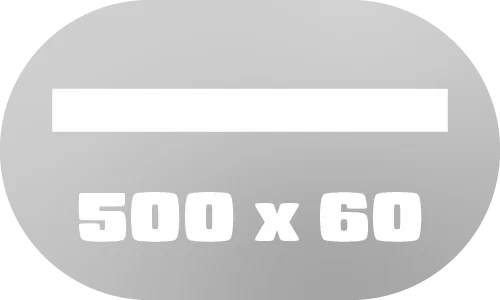 500 x 60 cm