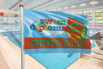 Zwemdiploma C vlag